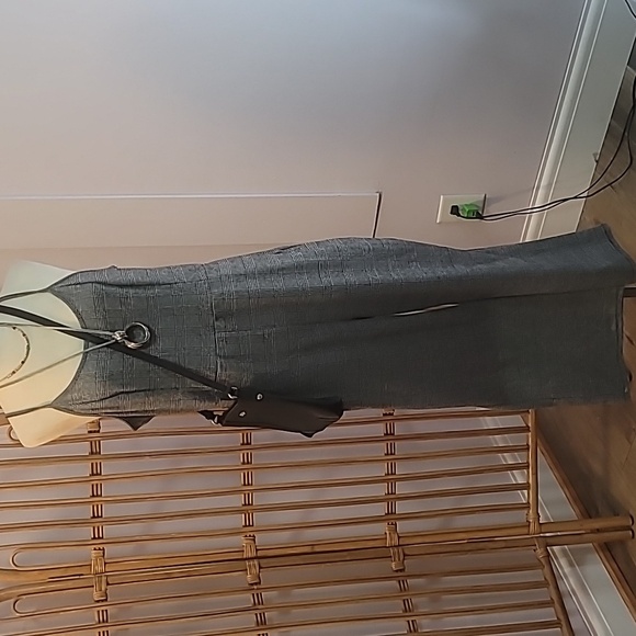 wild fable Pants - Wild Fable black and white checkered plaid jumpsuit romper wide leg XXL